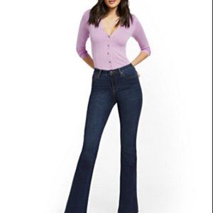 NWOT NY&co Dark Wash Bootcut Jeans 2petite